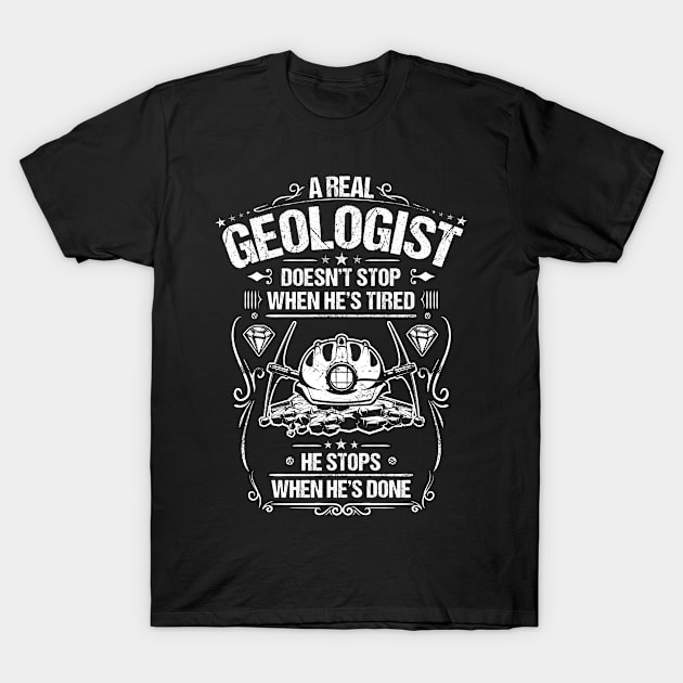 Geology Geologist Earth Science Scientist Gift T-Shirt by Krautshirts